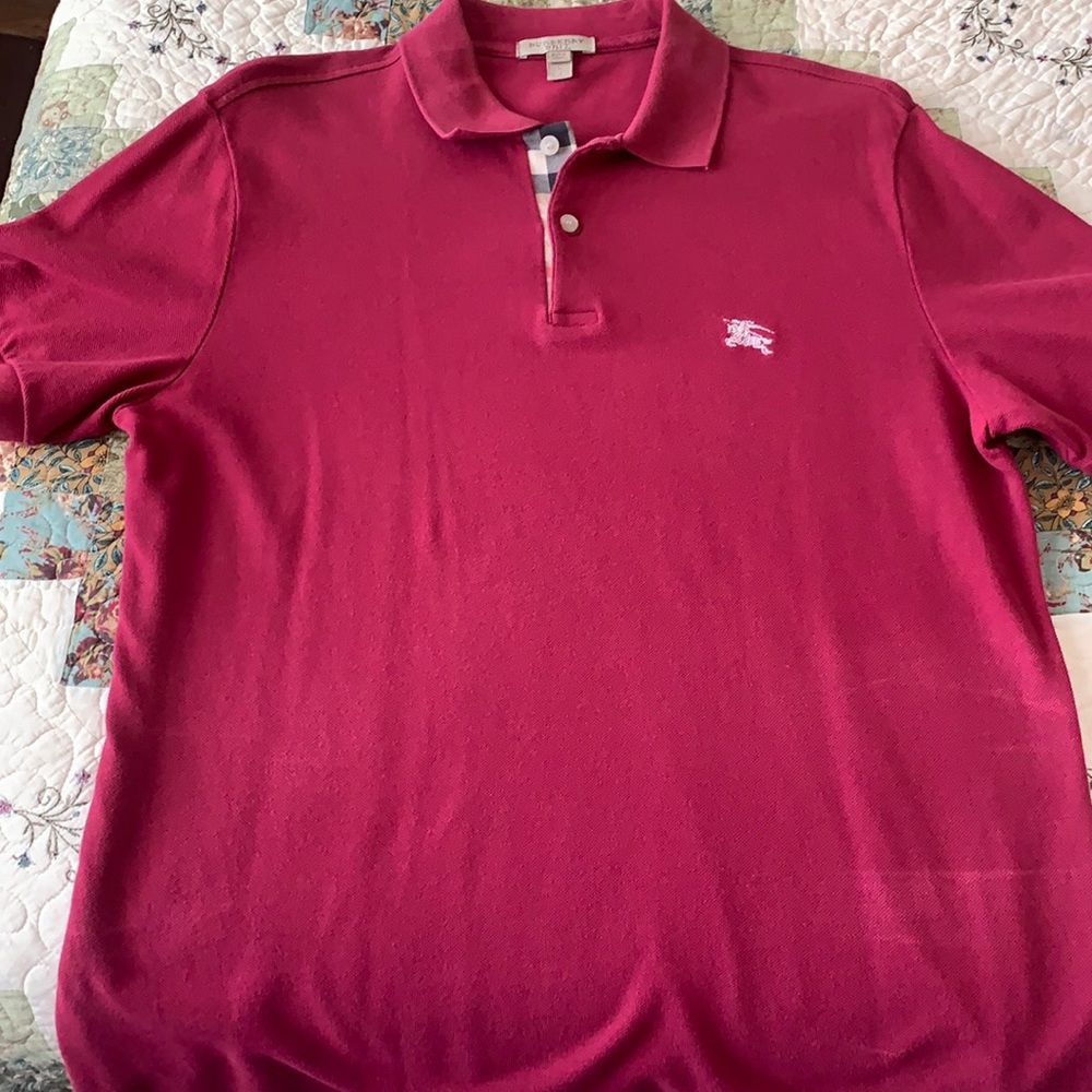 Men Burberry polo